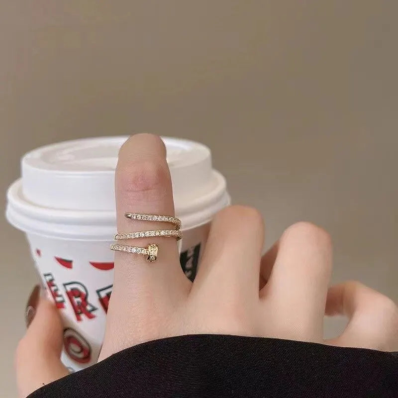 Golden Breeze Ring