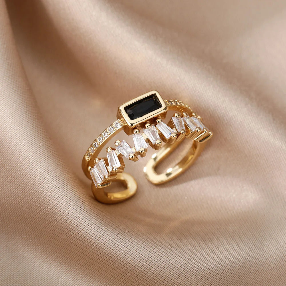 Golden Leaf Ring