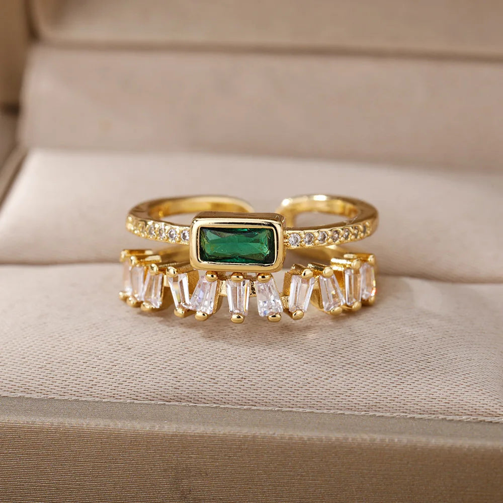 Golden Leaf Ring