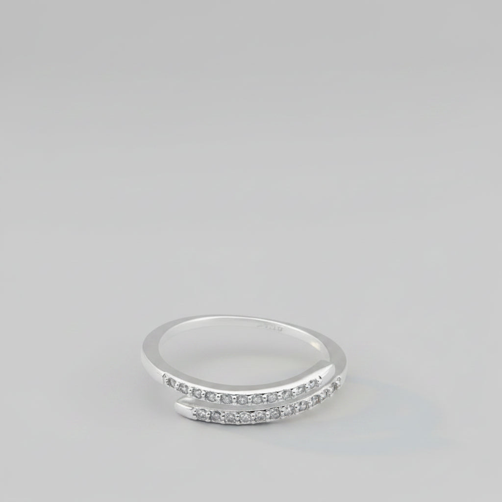 Silver Glow Ring
