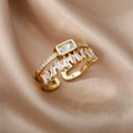 Golden Leaf Ring