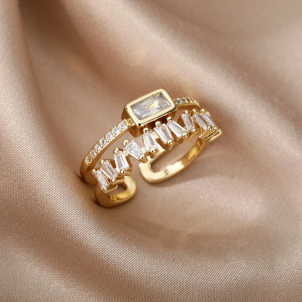 Golden Leaf Ring