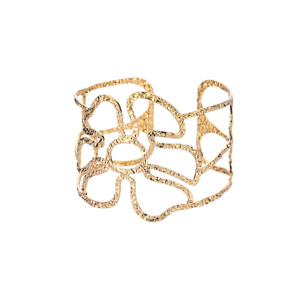 Golden Petal Cuff