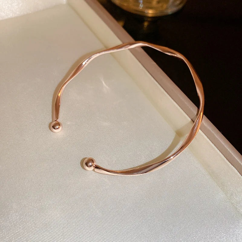 Golden Twist Cuff