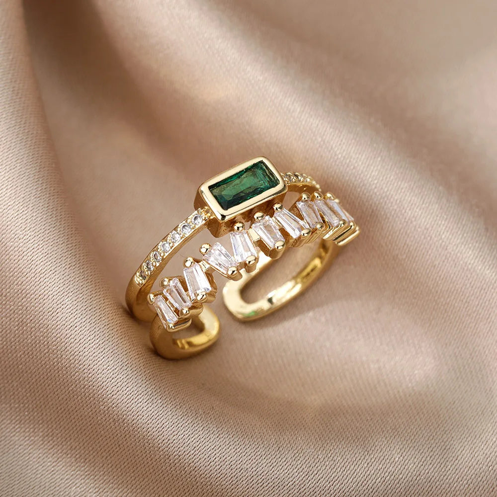 Golden Leaf Ring