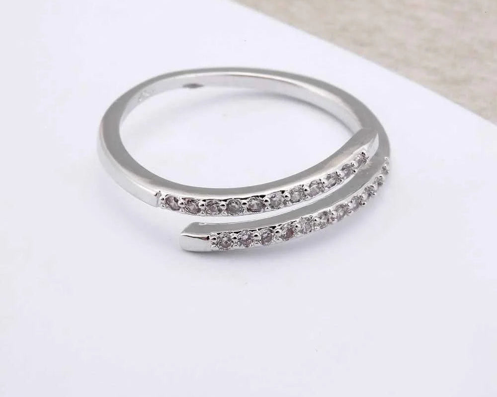 Silver Glow Ring