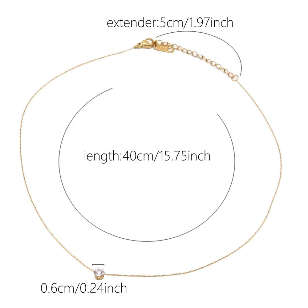 Golden Spark Necklace