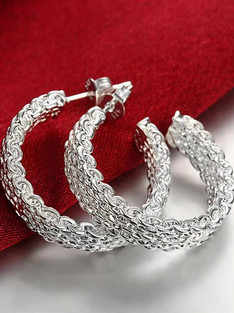 Luna Sterling Studs