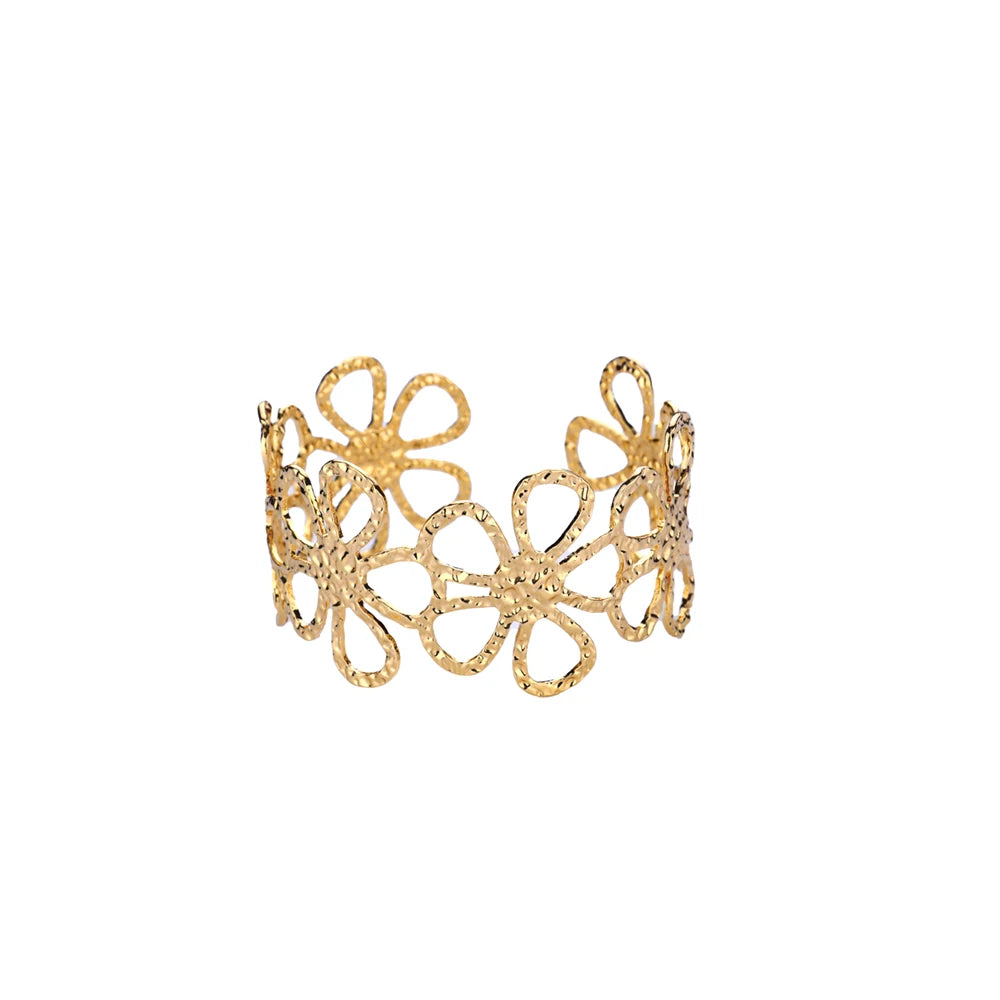 Golden Petal Cuff