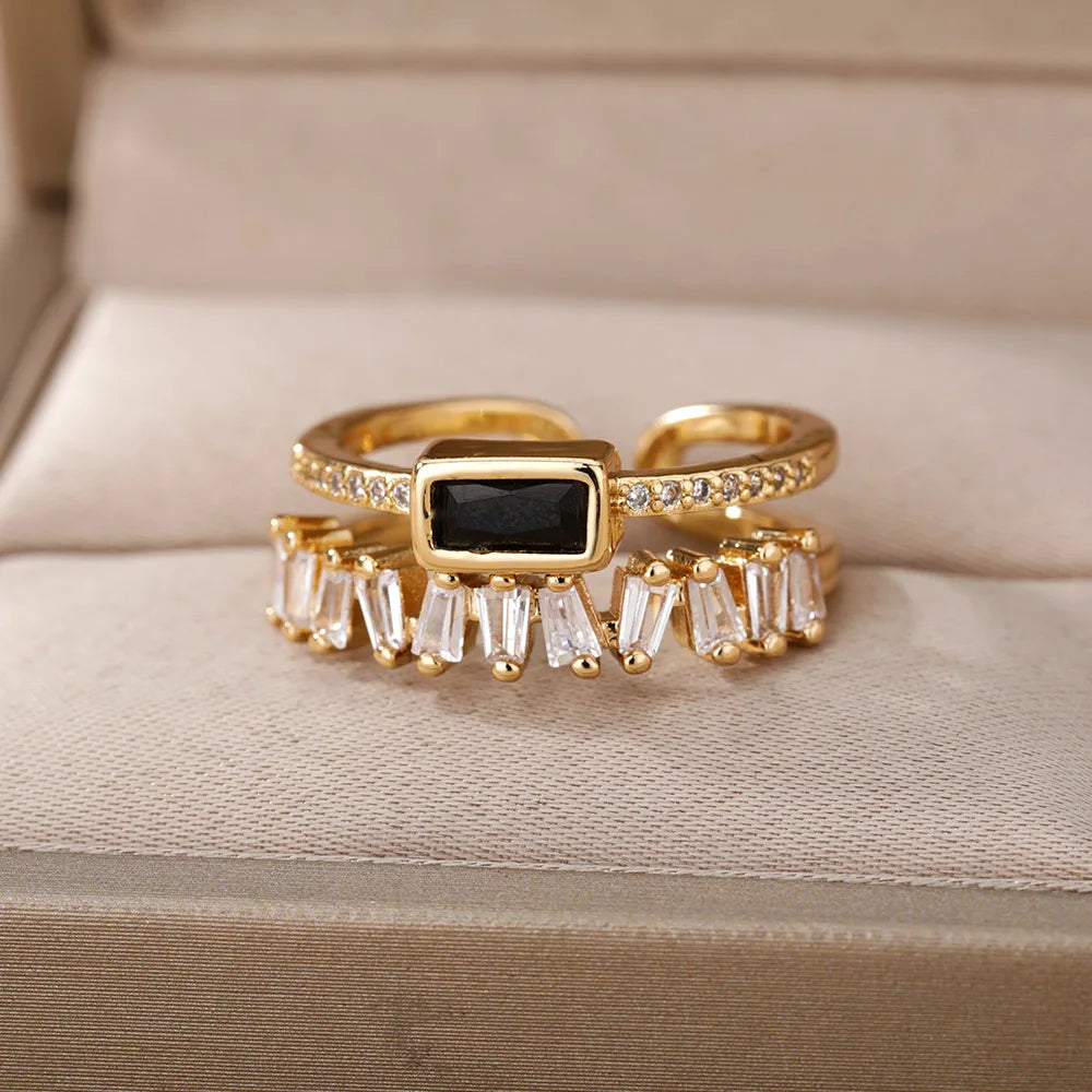 Golden Leaf Ring