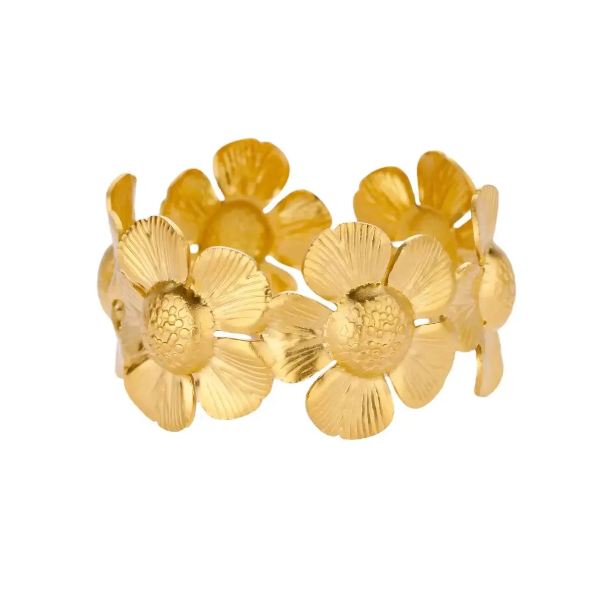 Golden Petal Cuff