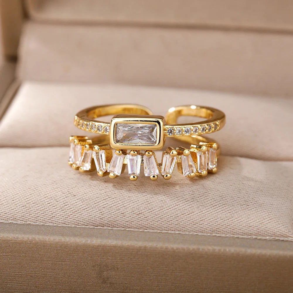 Golden Leaf Ring