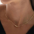 Golden Halo Necklace