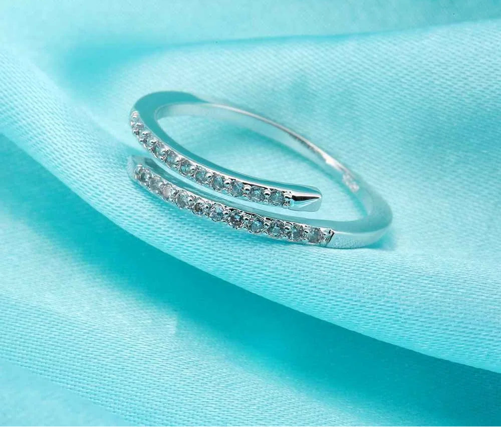 Silver Glow Ring