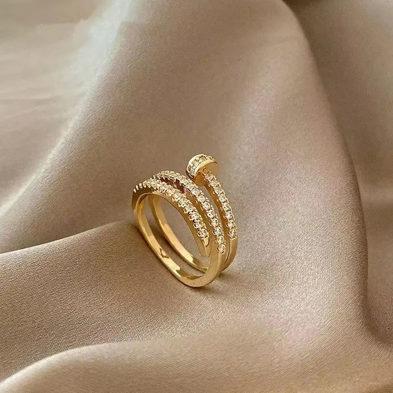 Golden Breeze Ring