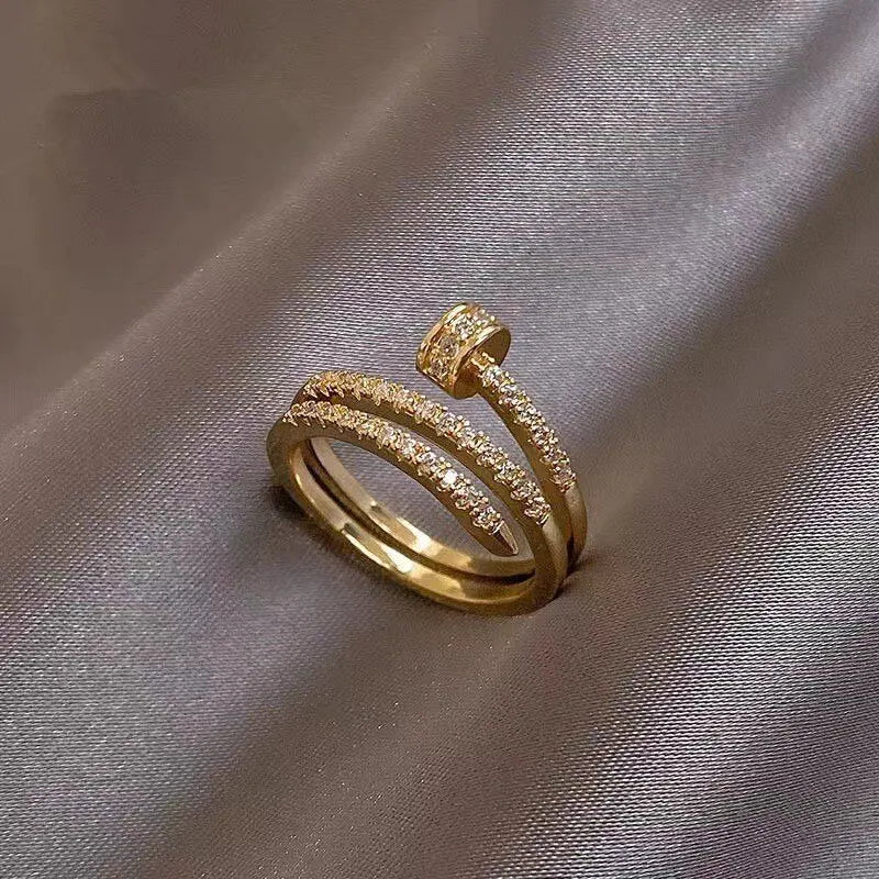 Golden Breeze Ring