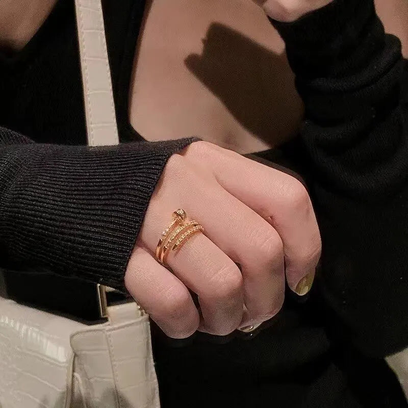 Golden Breeze Ring