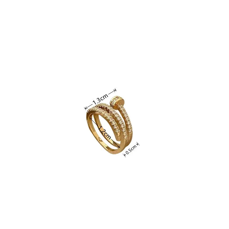Golden Breeze Ring