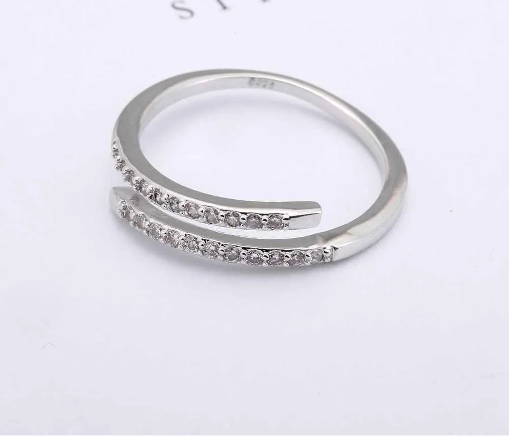 Silver Glow Ring
